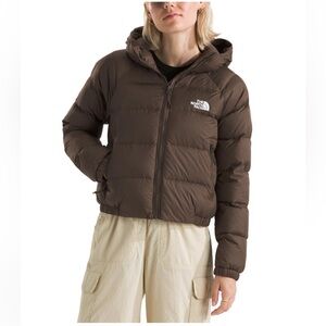 The North Face Brown Hooded Puffy Jacket